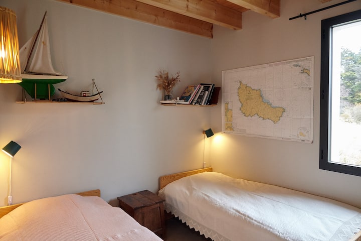 غرفة النوم في الطابق الأرضي