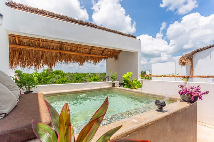 Serene Apartment in La Veleta With Private Plunge Pool, Gym, Rooftop Pool  and Yoga Lounge, Tulum – Updated 2024 Prices