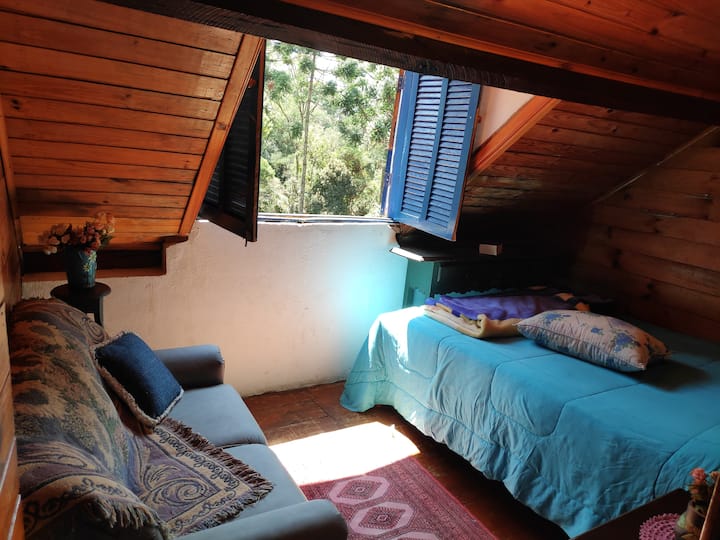 Petite vue depuis une chambre double