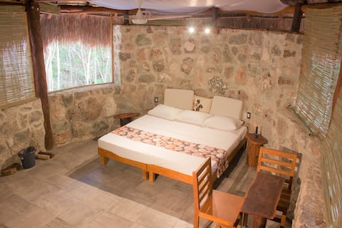 Successful Airbnb property: Rayo de Sol cabin with cenotes and pool in Luis Donaldo Colosio