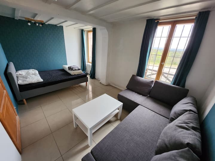 Habitación 3
1 cama doble y un sofá cama