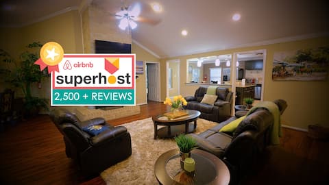 4Bdrm 2Bath 5Beds ❤ Rodeo Big Home
