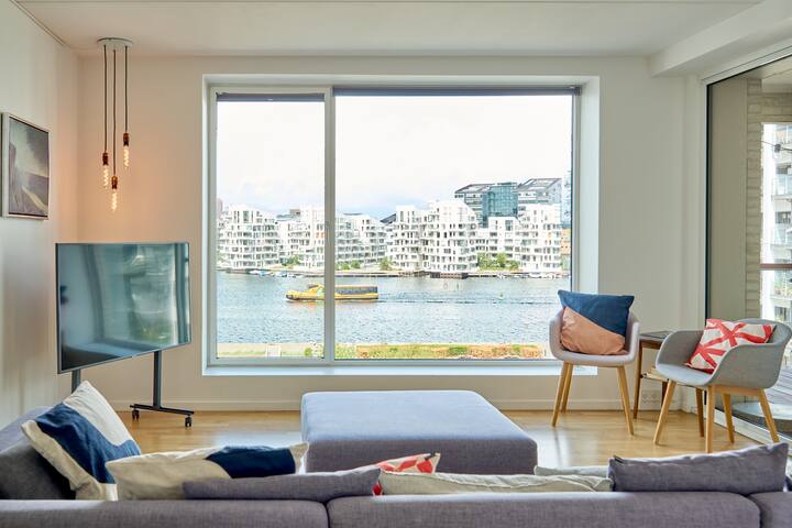 Waterview with stunning CPH sunsets