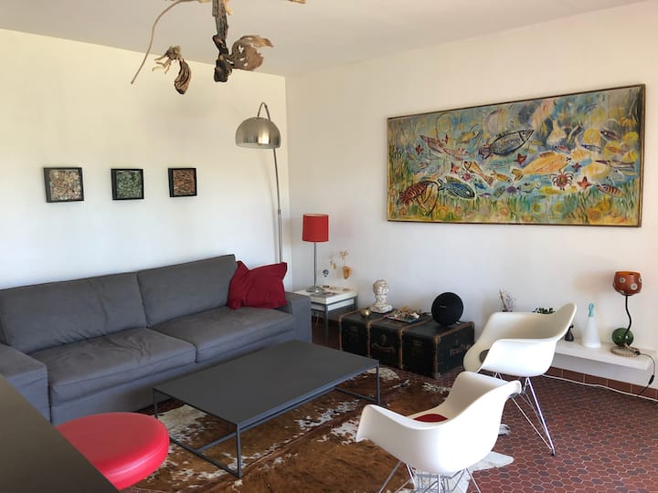 Appartement 50 M2 Donnant Sur Jardin Et Mer . - Porquerolles