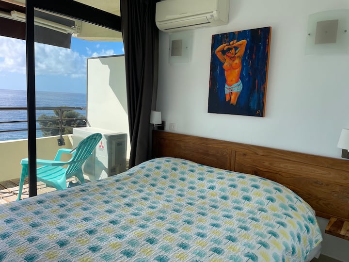 La chambre parentale 
1 lit Queen size (160x 200)