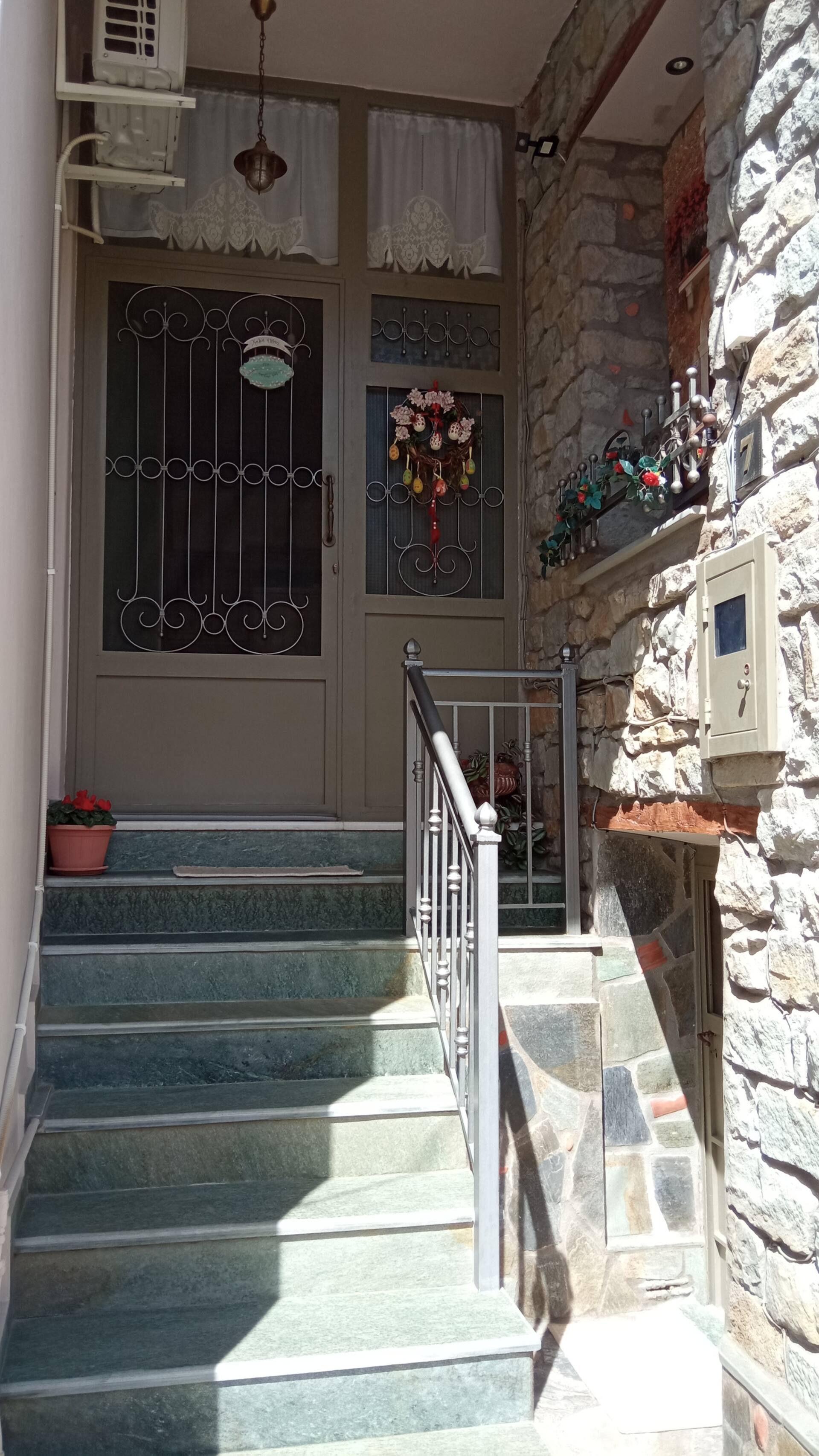 Stone detached house