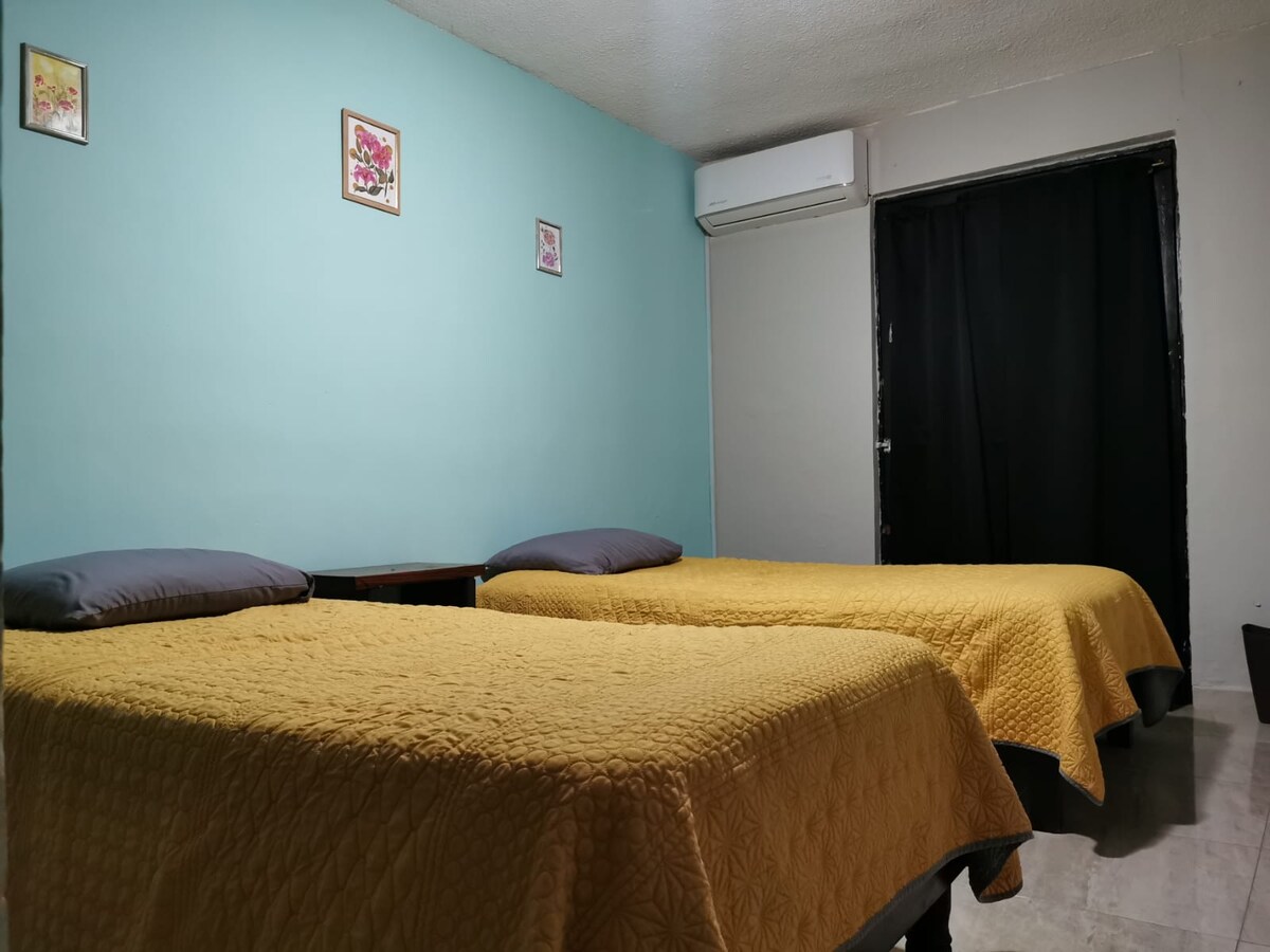 Chambre secondaire/deux lits jumeaux