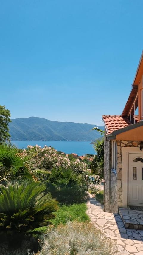 Villa with a private pool and a stunning view