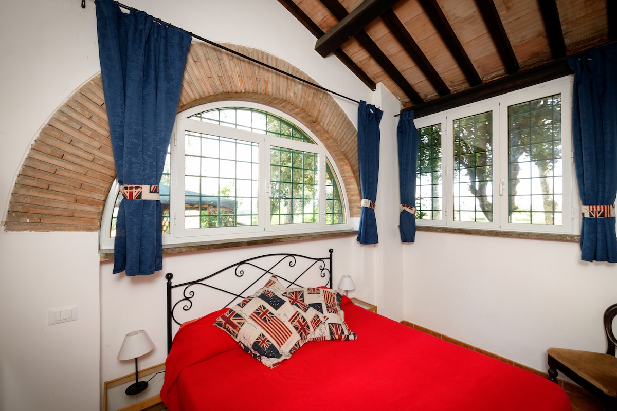 Chambre double au rez-de-chaussée