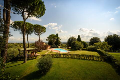 Villa with Pool Sorrounded by Greenery