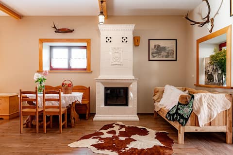 Cottage in the countryside near Papierzy