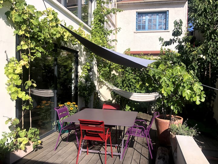 Maison Spacieuse Avec Terrasse, 20 Min République - Paris