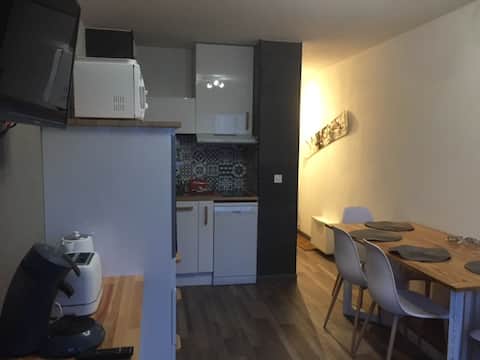 2-room apartment at the foot of the Superbagnères slopes