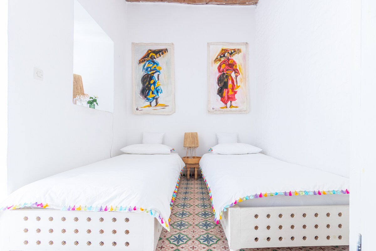 Spavaća soba s krevetom za jednu osobu