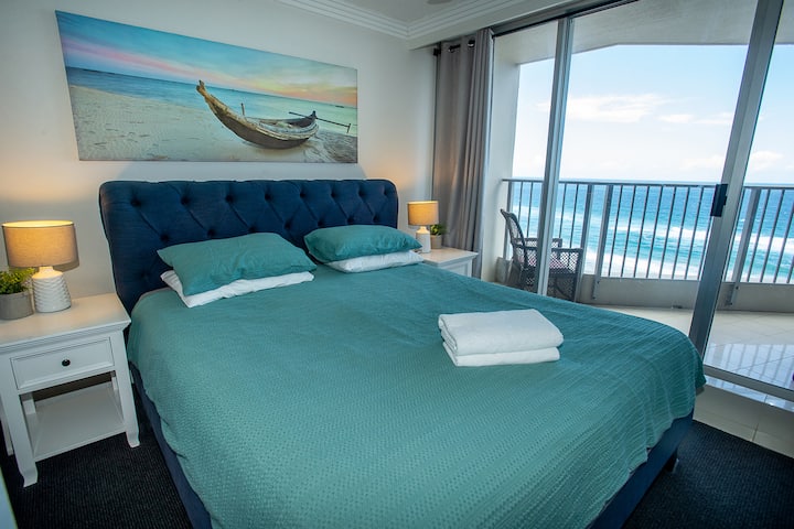 Beautiful Master bedroom with a view to die for!