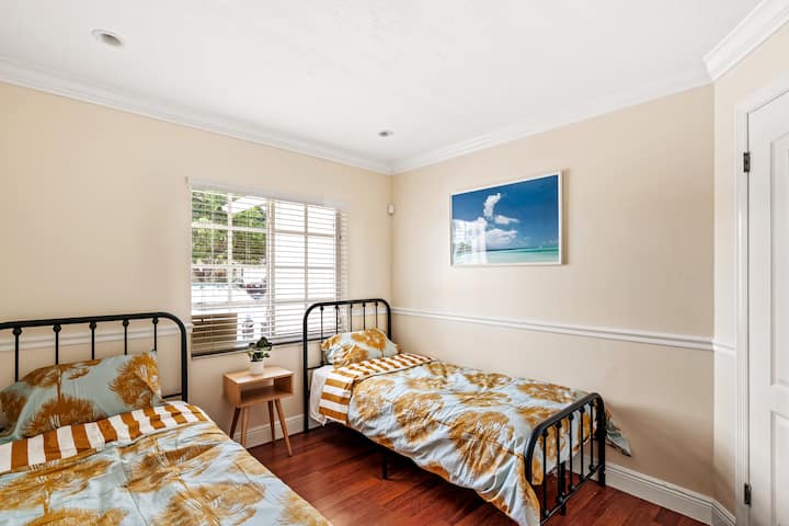 Spálňa č.3 s pohodlnými oddelenými posteľami. 