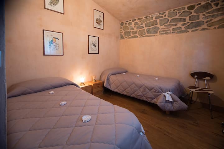 La camera da letto doppia