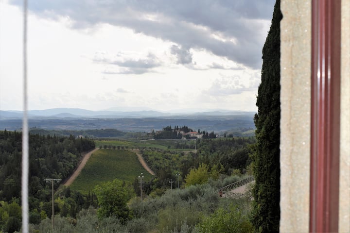 从卧室窗户可以看到。