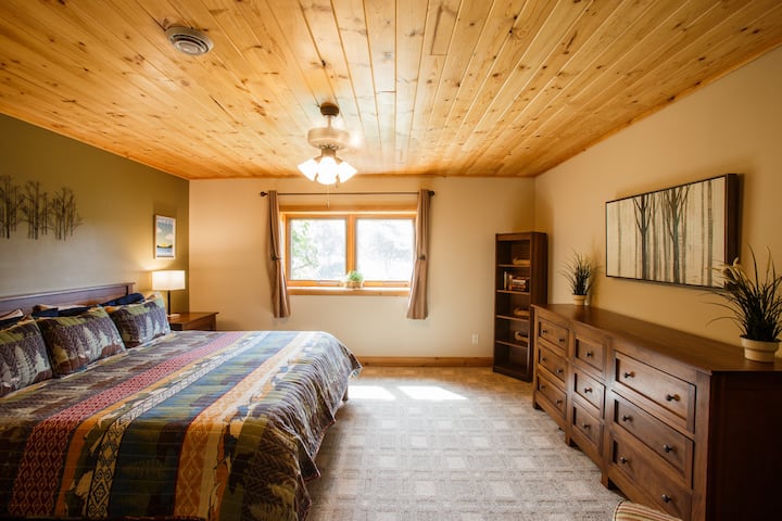 Downstairs king bedroom