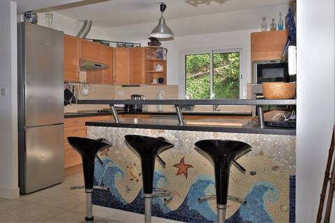 9 person villa, 600 m from Omaha Beach