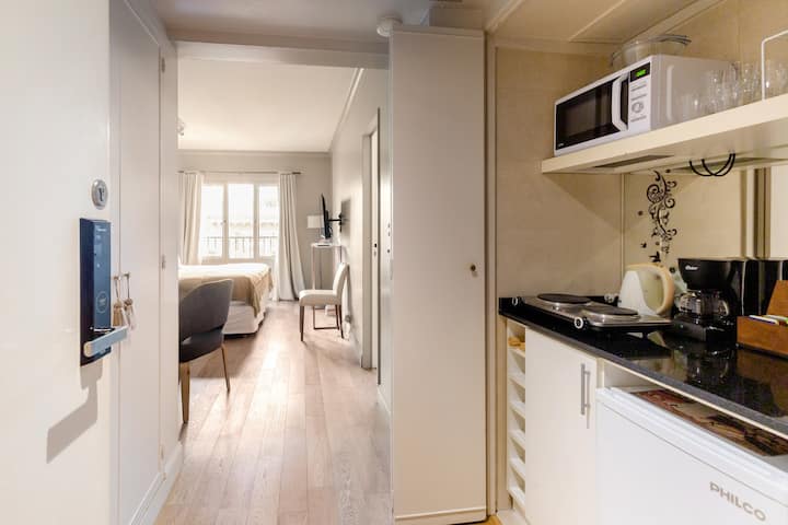 Apartamento tipo studio em Retiro, perto da Plaza San Martín