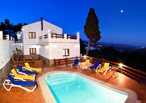 Villa La Noria, Private Pool, sea view & garden