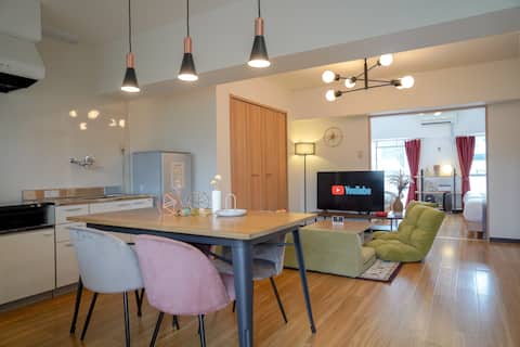 B5/2min walk from Beppu Sta ! Free P/Max6 ppl