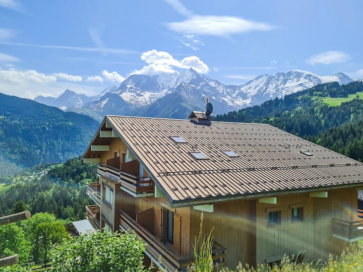 T2 Face Au Mont-blanc - Piscine / Ski / Randonnée - Saint-Gervais-les-Bains