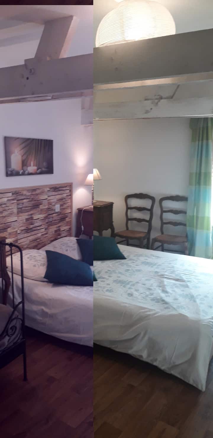 Gran habitación familiar 
Cama Queen size 160/200