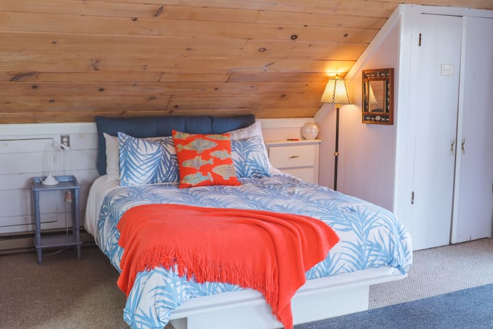 Queen sized bed