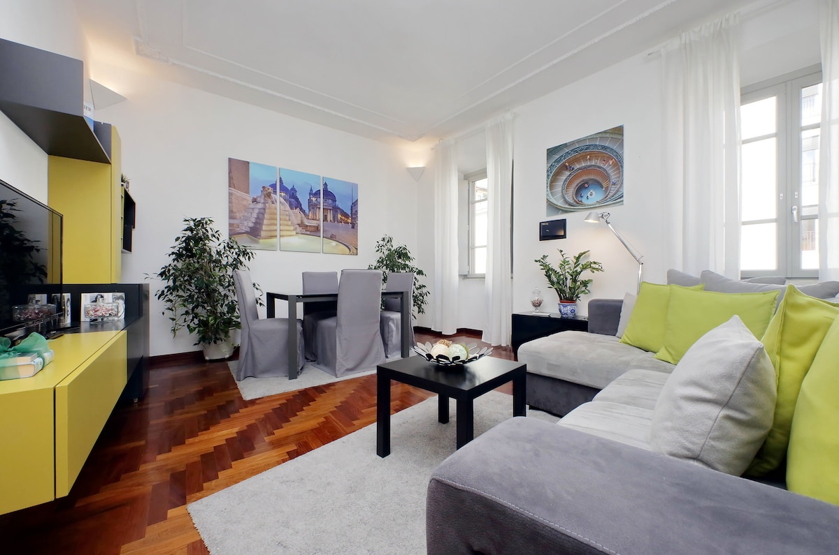 Proprietà Airbnb di successo: S'PeterBASILICA ROME-BY-FOOT-VATICANo-AirC-WiFi a Roma