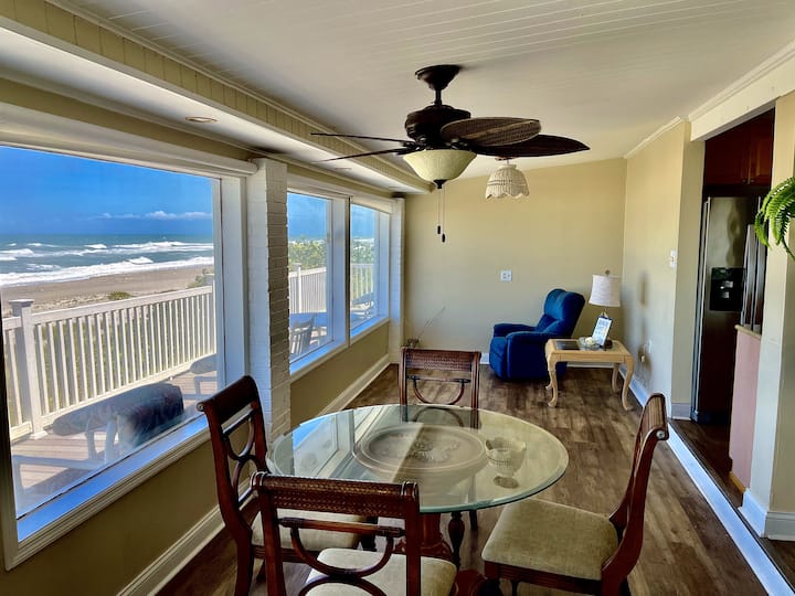 Direct Oceanfront Property with Wraparound Deck