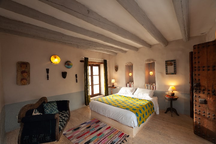 El dormitorio de la suite La Frique