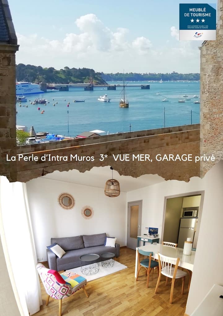 La Perle d 'Intra-Muros, 3*, sea view, private garage