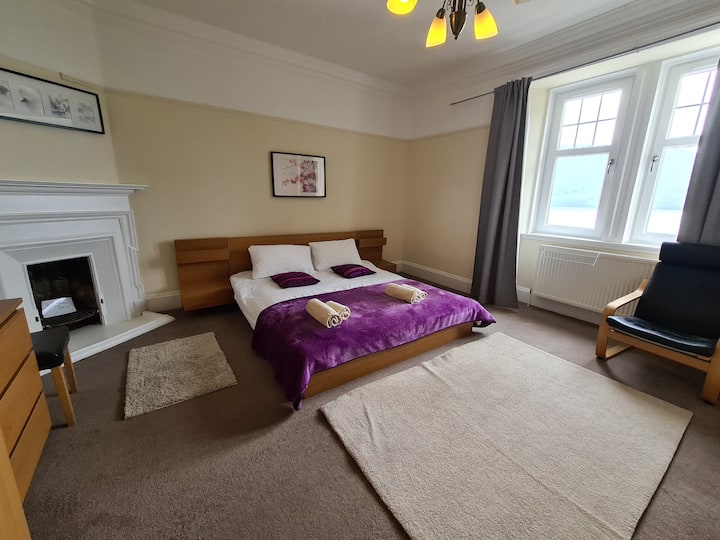 Master bedroom with ensuite bathroom