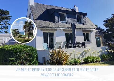 large house with sea view terrace 2 min beach