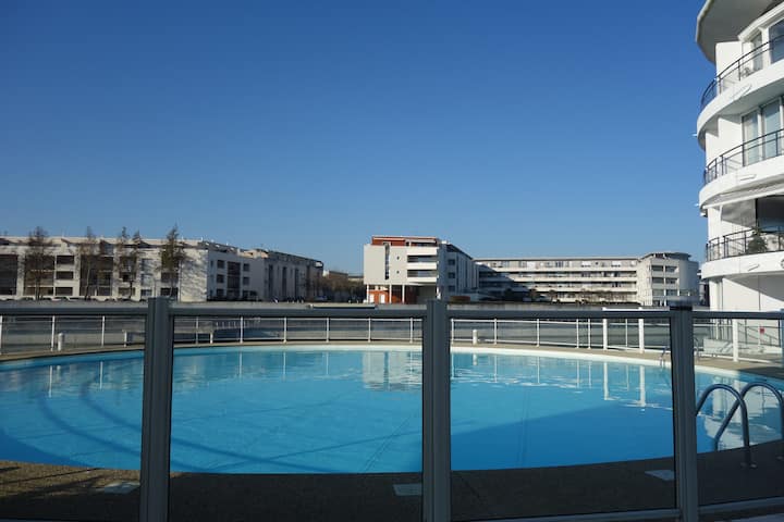 Studio 2/4 Pers. Les Minimes, Piscine, Parking - La Rochelle