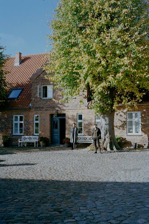 Entire historic farmhouse with sea view