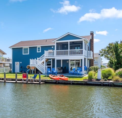2 Master Suites, Bayfront, SUPS-YAKS, walk 2 Ocean