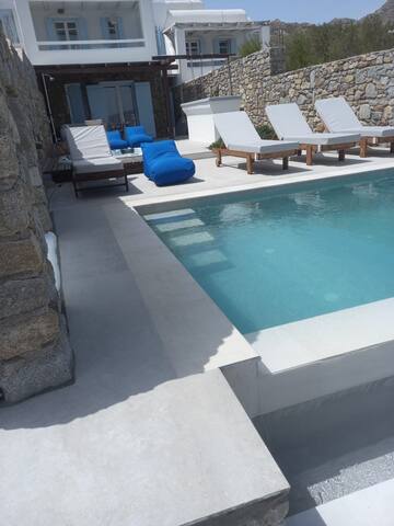 Villa ANASA private Pool & Jacuzzi at Panormos gallery image 5