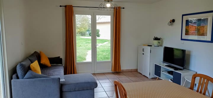 La zona de salón/ TV