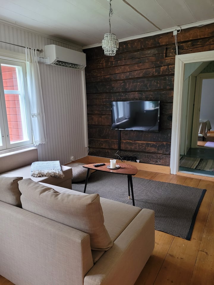 Modernized Traditional Log House + Pool Outdoors - Vaasa