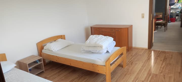 Habitación con 2 camas individuales