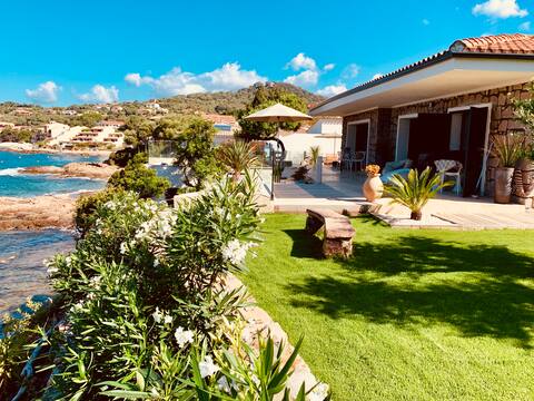 Waterfront villa with sea access