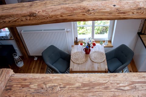 Beliebte Airbnb-Anzeige: Kapitänskoje (Adults only) in altem Kapitänshaus in Wustrow