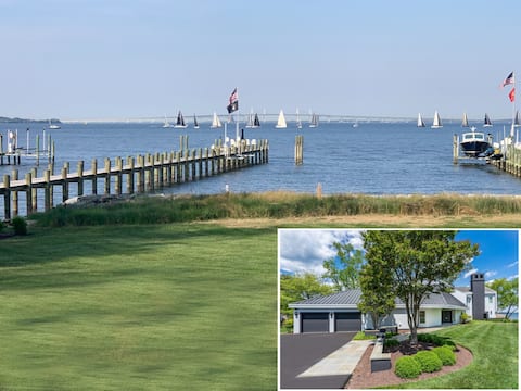 Luxury Waterfront Annapolis/ Private Beach & Dock