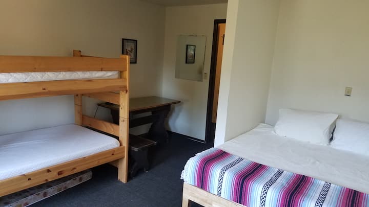 Room 14- One King Bed and two twins (Bunkbed) with balcony overlooking valley.