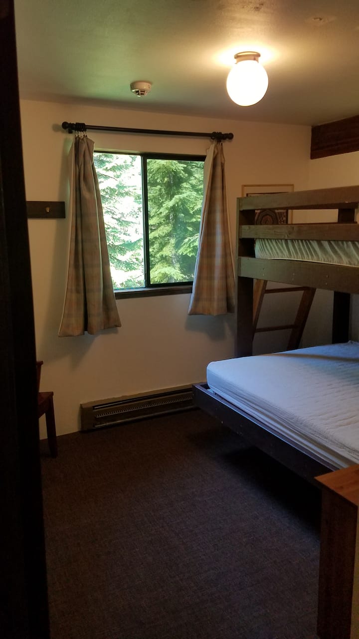 Room 21- One Full bed and  one twin bed,  set up as a bunk bed.