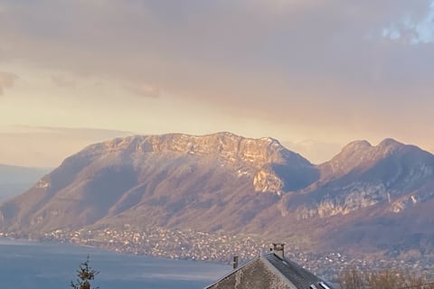 Annecy in green and blue
