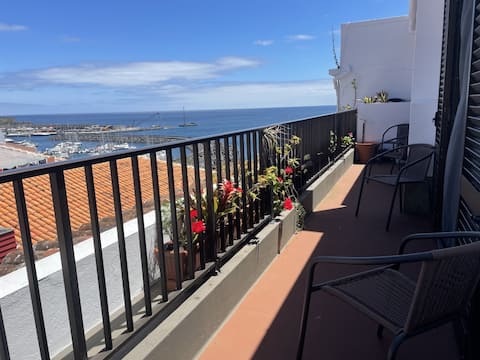 City, sea views from Angra Center duplex penthouse